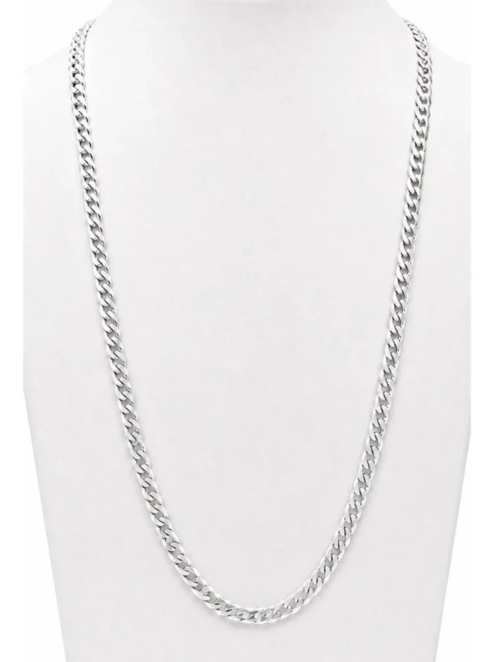 Cuban Link Chain Solid .925 Sterling Silver